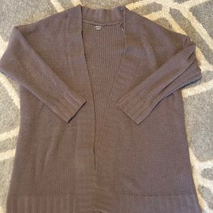 XS aerie gray cardigan